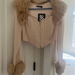 These Three Boutique These Three Fur Shirt Medium  Photo 1