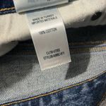 AGOLDE  distressed button fly denim mini skirt size 30 Photo 10