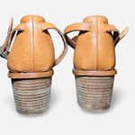 Madewell  Warren Metallic Silver Leather Block Heel Sandal Photo 4