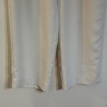 Banana Republic  Pleated Wide Leg Pants sz 12 Petite Winter White Pants Photo 7