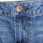 1822 Denim Blue Jean Skirt NWT Frayed Hem Mini Short Photo 2