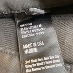 3x1 new NYC ☏ Retro Track Pant Cropped Jeans ☏ Shiny Black Coated ☏ Elastic Hems Photo 9