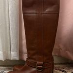 Bandolino  chestnut Brown Leather Knee-High Boots Sz 5.5 Photo 0
