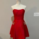 Blondie Nites Red Semi-Formal Dress Photo 1