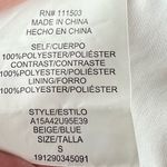 Lila Rose Lily Rose color block mixed textile maxi dress cream floral belt size small Photo 12