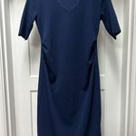Roolee  navy blue midi dress size small EUC Photo 3