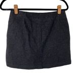 Gap Dark Gray Virgin Wool Blend Mini Skirt Photo 4