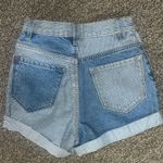 BDG High-Waisted Contrast Color Mom Jean Shorts Photo 1