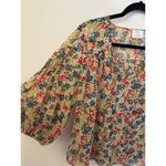 Anthropologie Pins & Needles Floral Boho Blouse S Photo 1