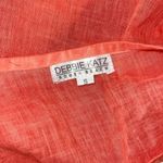 Debbie Katz South Beach Mystic Kaftan Sheer Embroidered Cover Up Orange Medium N Red Photo 5