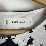 Everlane  The Linen A-Line Midi Dress Size 8 Floral European Flax Cottage Neutral Photo 9