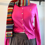 Lands' End  Multi Colored Rainbow Striped Scarf Unisex Photo 0