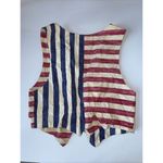 BILLINGS x VINTAGE 80s Patriotic American‎ Flag vest Size undefined Photo 4