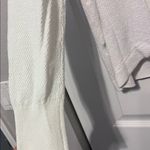 Banana Republic  White Linen Blend
Stretch Knit Tunic Top Draped Open back large Photo 3