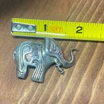 Vintage Sterling Silver .925 Elephant Brooch Pin β Good Luck Symbol Photo 3