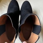 J.Crew  Rory Microsuede‎ Chelsea Ankle Boots Black Block Heel Women's Size 10.5 Photo 2