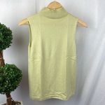 Ellen Tracy  100% Cashmere Pale Green Sleeveless Mock Turtleneck Knit Sweater PS Photo 1