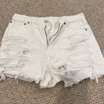 American Eagle  White Denim Shorts Photo 0