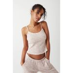 Frankie's Bikini Cabin Floral Waffle Set White Size M Photo 2