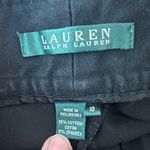Ralph Lauren Lauren Ralph Lauren Trousers Womens Size 10 Black Chino Pant Pockets Photo 1