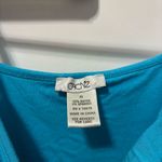 Cache Vintage Y2K Blue Ruffle Tank Top Photo 3