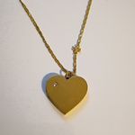 Tory Burch  Gold Tone Heart Locket necklace Photo 1