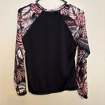 Hurley Black and Pink Tropical Long Sleeve Top Photo 7