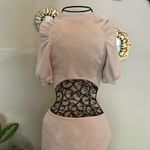 LPA  Clementine Dress NWT Cream Color Open Back Revolve Dress XS Ribbed Viscose Photo 7