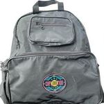 VTG 90s Backpack Exploration Club Black Extra Pockets Photo 0