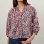 Apiece Apart  Pink Mitte Floral Top Sz XXS Photo 0