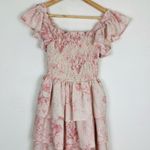 EXPRESS NWT pink ruffle skirt mini dress. Size XS Photo 1