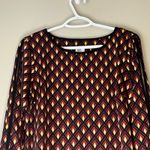 Dressbarn 3/4 Sleeve Purple / Red / Yellow Blouse Size Large Photo 8