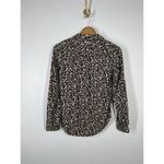 Birds Of Paradis Trovata Floral Corduroy Button Down Top Size XS Pintuck… Photo 5