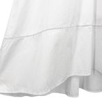 Madewell  Poplin Splitneck Midi Shirtdress White Size Large NWT Minimalist Luxe Photo 7