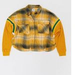 BDG NWT  Yellow Caleb Sporty Shirt size Medium Photo 6