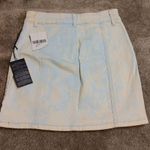 Forever 21  Size Small NEW NWT Light Sky Blue Cream Skirt Unique Marble Cotton Photo 0