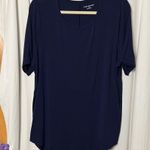 Lane Bryant Navy Women's Short Sleeve Top Size 14/16 Photo 0