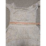 Tadashi Shoji Women Jacquin Off Shoulder Lace Tiered Bell Sleeve Dress Sz 12 NWT Photo 10