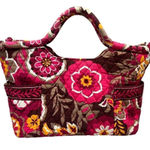 Vera Bradley  2009 Carnaby Floral The Gabby Quilted Tote Handbag Pink Boho Chic‎ Photo 0