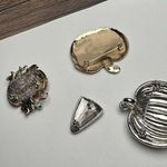 Pumpkin / Candy Corn Autumn Fall Brooch Pin Lot Of 4 Photo 10