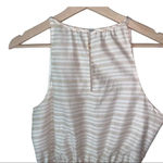 Old Navy  Dress Striped Halter Tan White Orange Photo 5