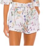 Agua Bendita  Adisson Short in White Floral Small Photo 0