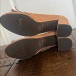 French Soles fs/ny block heel loafers heels Size 9 suede tan leather Photo 7