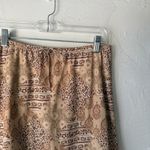 Wrap Around by Wrapper Y2k Skirt XL Paisley Boho Handkerchief‎ Hem Made in USA Brown Photo 1