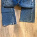 BKE Women's  Starlite Flare Blue Denim Jeans Photo 2