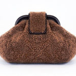 Nahall MINI TEDDY SHEEPSKIN in Chocolate Brown Photo 0