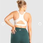 Gym shark MESH NECKLINE SPORTS BRA gray size medium Photo 5