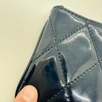 Coach Women's Dark Blue Poppy Patent Leather Coin Wristlet Purse Photo 4