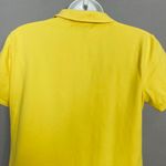Ralph Lauren L-RL Ralph‎ Lauren Active Polo Shirt Quarter Zip Women Small Yellow Short Sleeve Photo 5