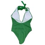 Zaful  Green One Piece Halter Back Swimsuit(Size Small) Photo 2
